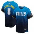 P.Phillies #8 Nick Castellanos Player City Connect Limited Baseball Jerseys