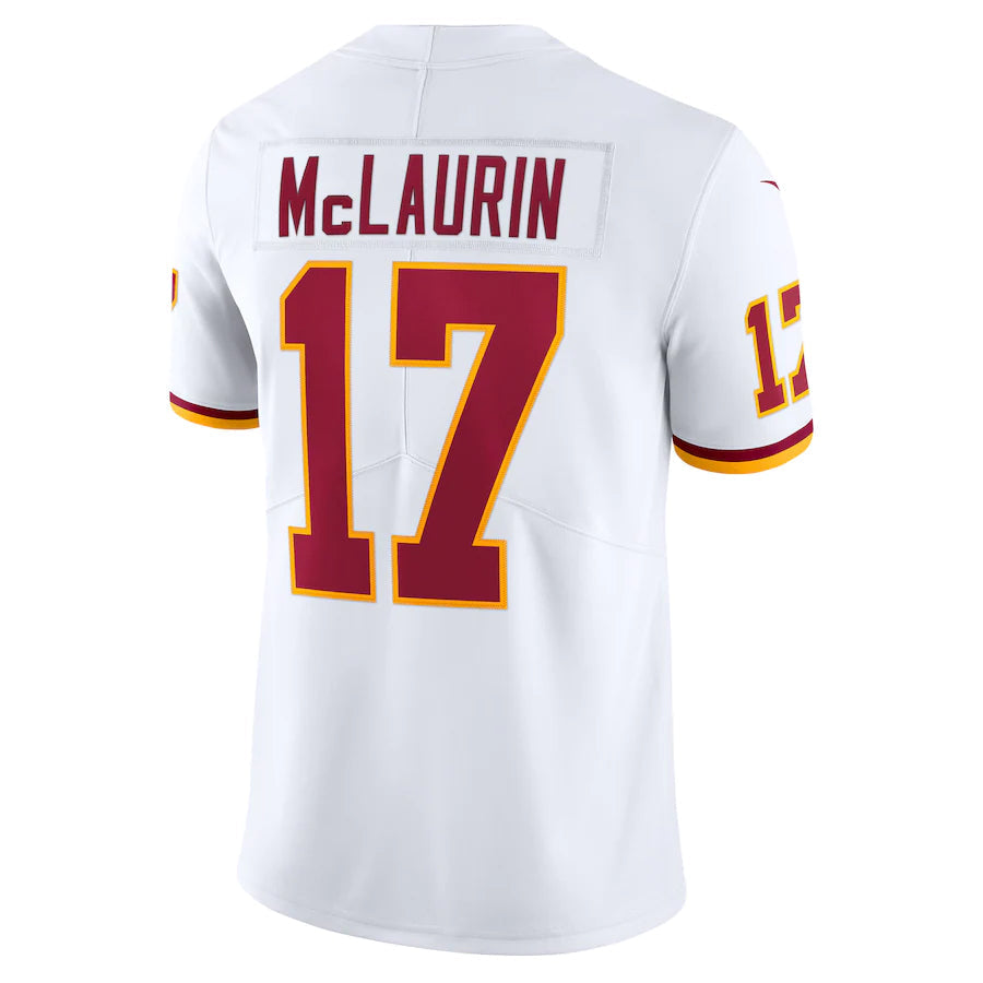 W.Commanders #17 Terry McLaurin Player White Vapor Limited Football Jerseys