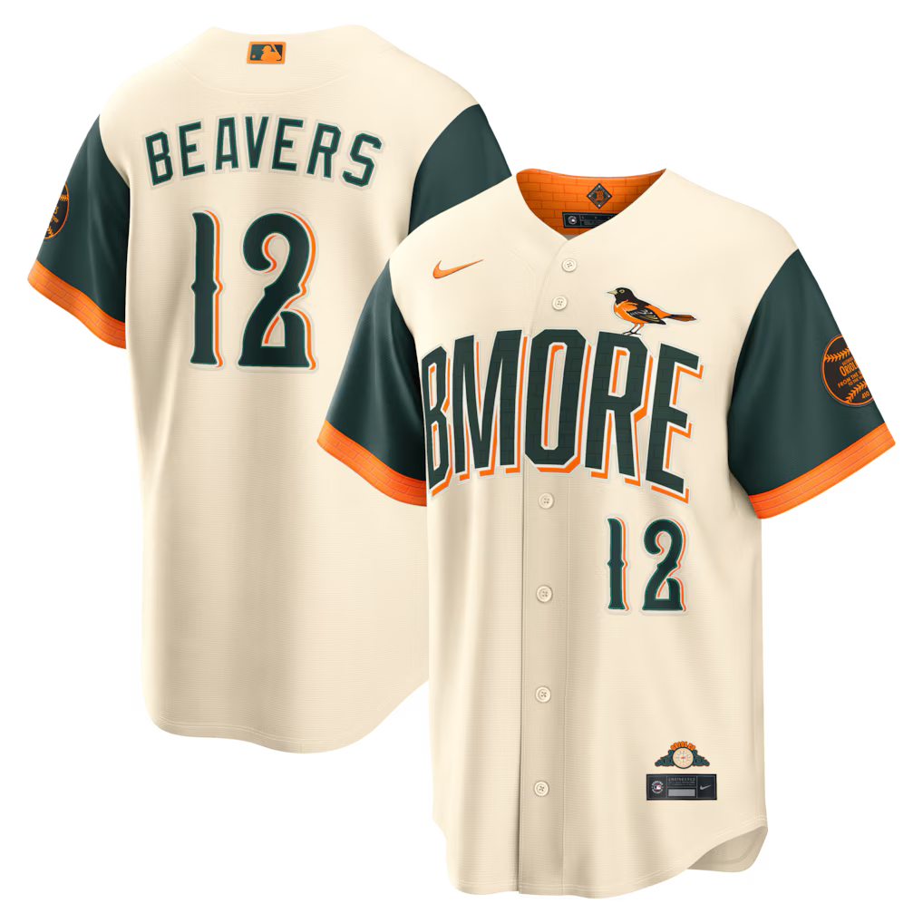 Dylan Beavers Baltimore Orioles 2026 City Connect Stadium Jersey - Nat ...